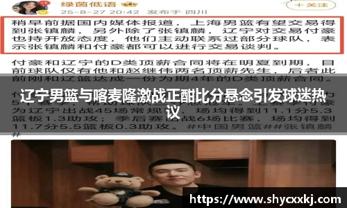 辽宁男篮与喀麦隆激战正酣比分悬念引发球迷热议